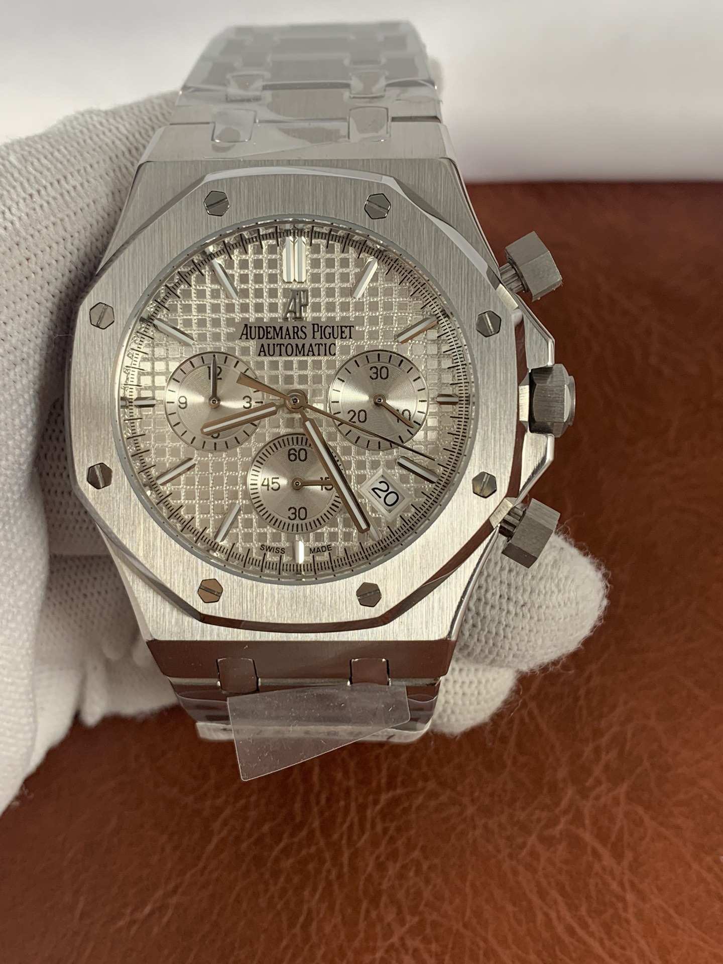 Replica Audemars Piguet Royal Oak 15400 ICED uit CZ-stenen